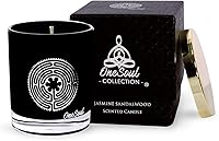 Vista 10 de Vela de aromaterapia de vainilla y lavanda, velas perfumadas florales, velas de lujo perfumadas con símbolo del cubo de Metatron, vela de soja