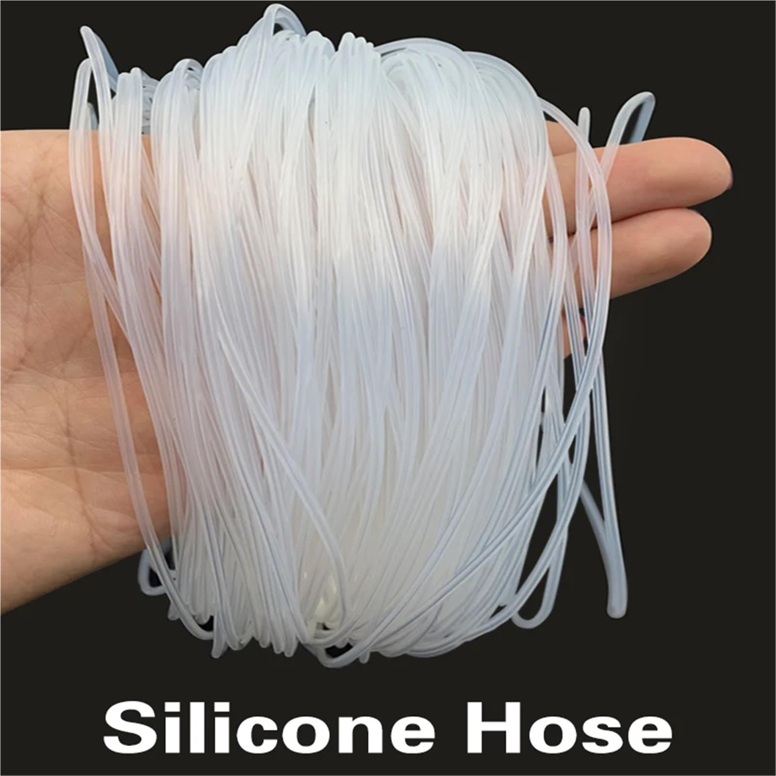 Tubo Per Laghetto Tubo in silicone trasparente 5/10M | Tubo flessibile in gomma for acquario, tubo flessibile da giardino 0,3/0,5/0,8/1-4mm(10 METER_ID 1MM OD 5MM)