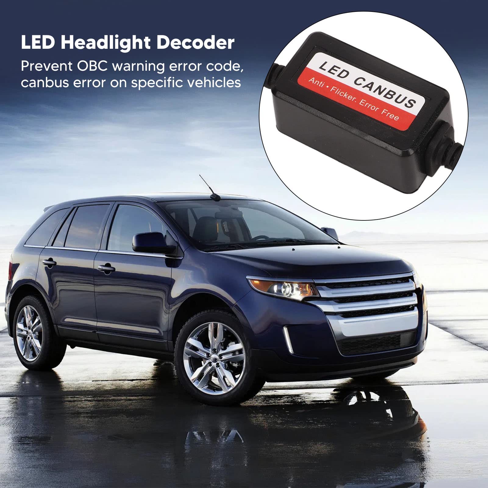 Decoder CANbus H4 Per LED Anti-Sfarfallio - Plug And Play, Resistenza Di Carico Per Fari H4, Elimina Errori E Sfarfallio