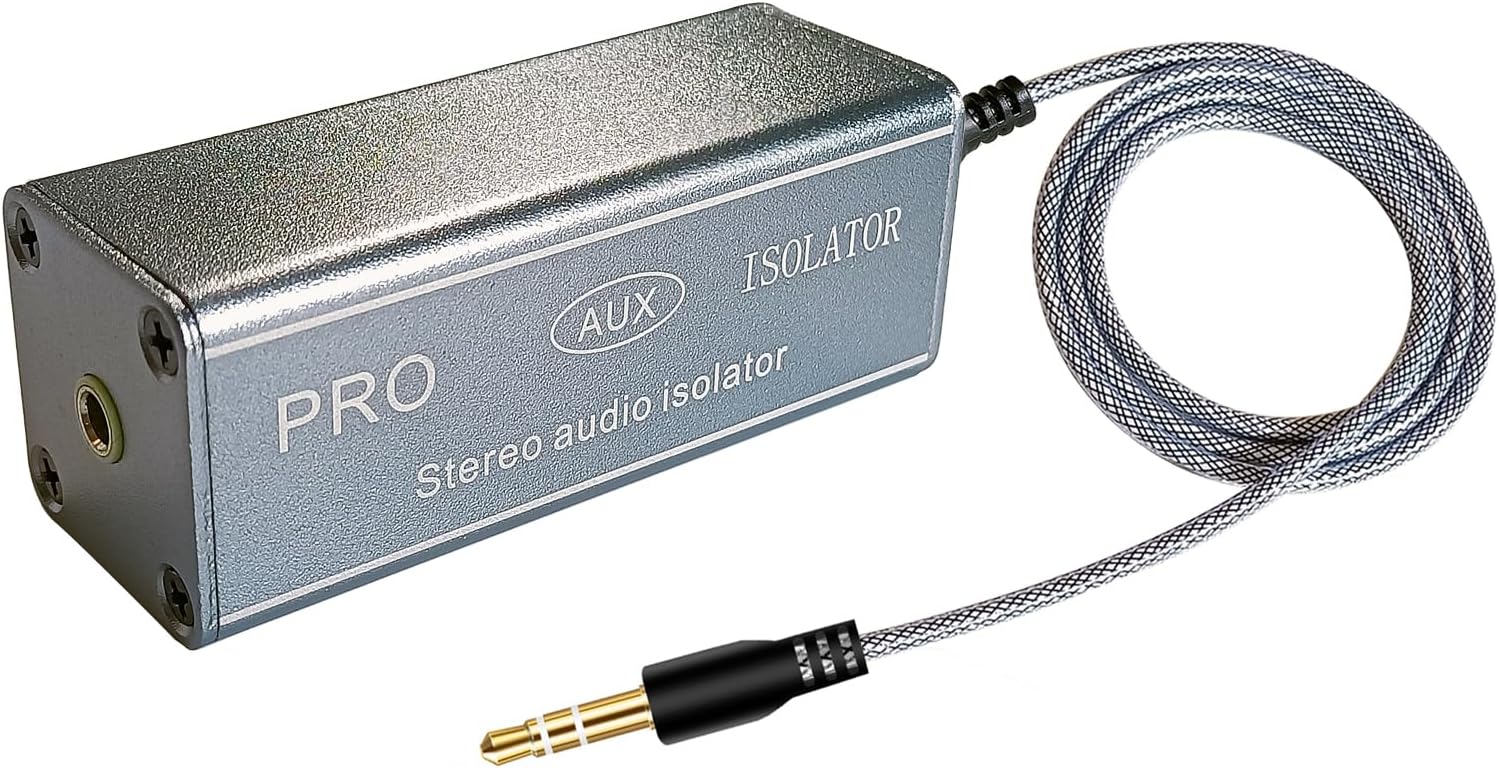 3.5mm Noise Filter Pro Hum Eliminator Ground Loop Isolator