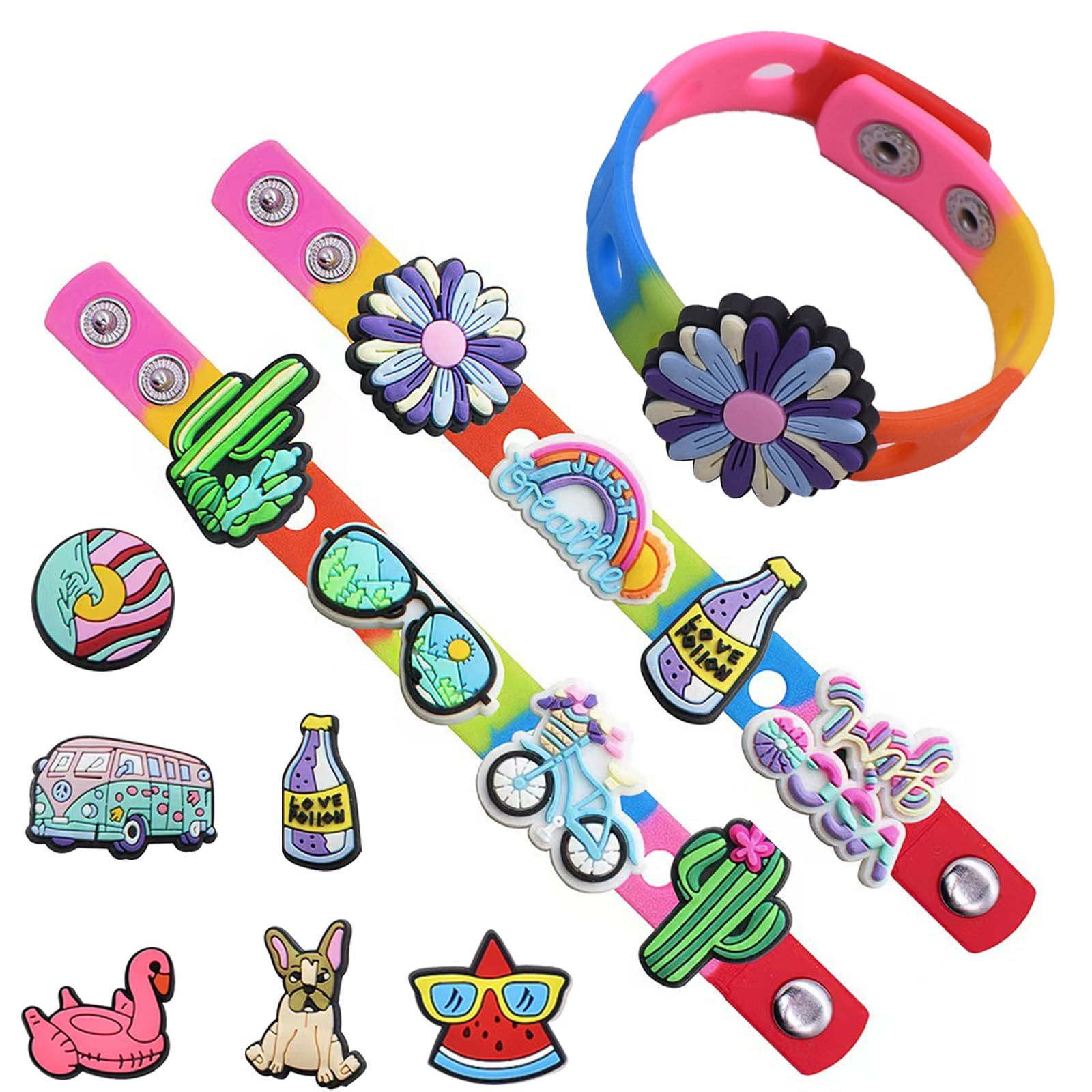 Pack 35 Adornos para Zapatos Zuecos, Shoe Charms, Pins Decorativos para Regalos de Niños Fiesta