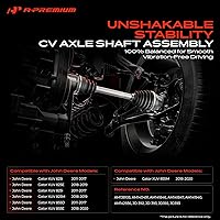 Vista 2 de A-Premium Par (2) Conjunto de eje de transmisión CV delantero Compatible con John Deere Gator XUV 625i 2011-2017, Gator XUV 825E 2018-2019, Gator