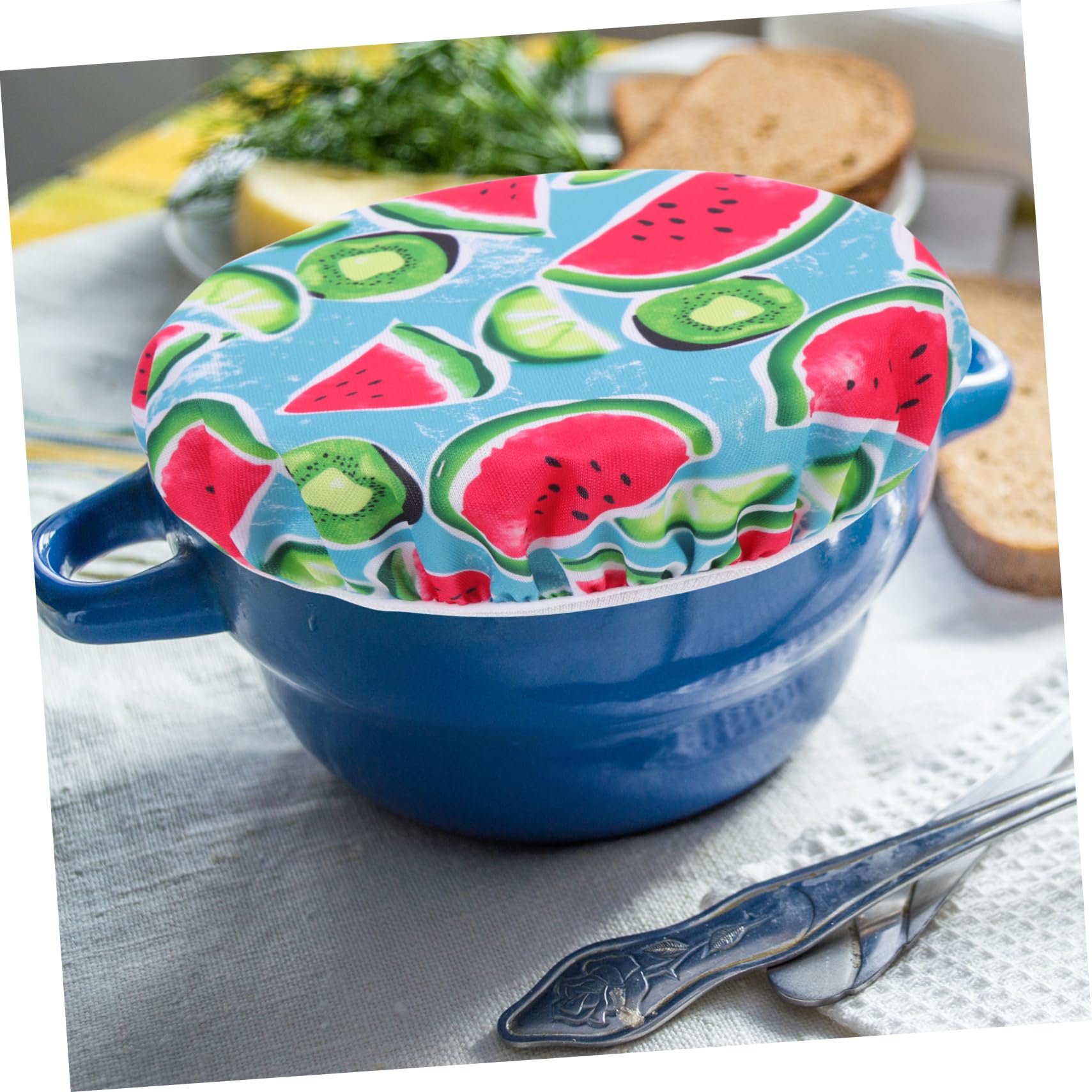 Garneck 4 Set Copertura Della Ciotola in Tpu Reti Alimentari Ciotola Da Cucina Cuffie Per Alimenti Riutilizzabili Copertura Per Alimenti Riutilizzabile Copripiatti 3 Pezzi * 4