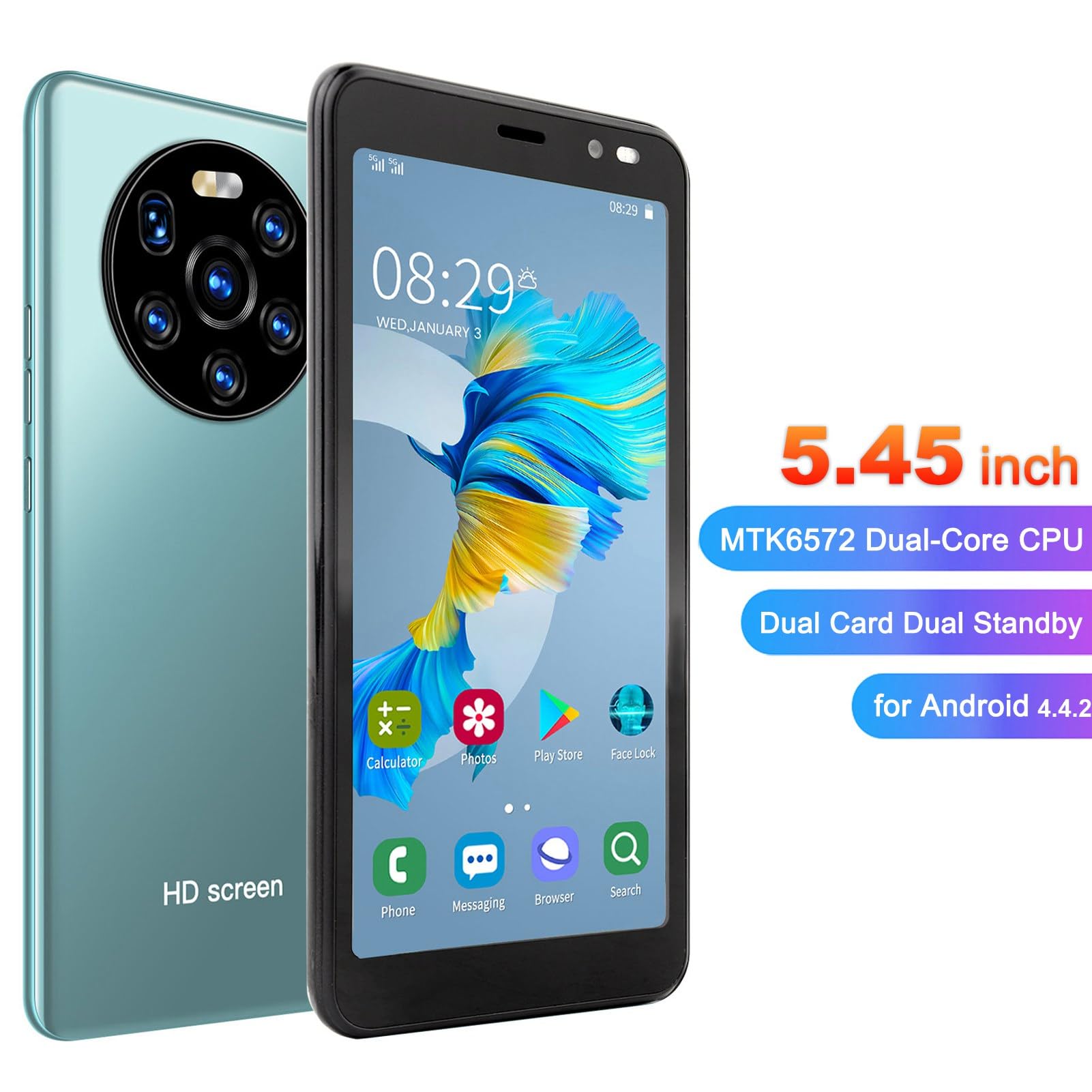 Amazon | ロック解除された携帯電話、LANDVO Mate40 Pro 5.45インチ HD 