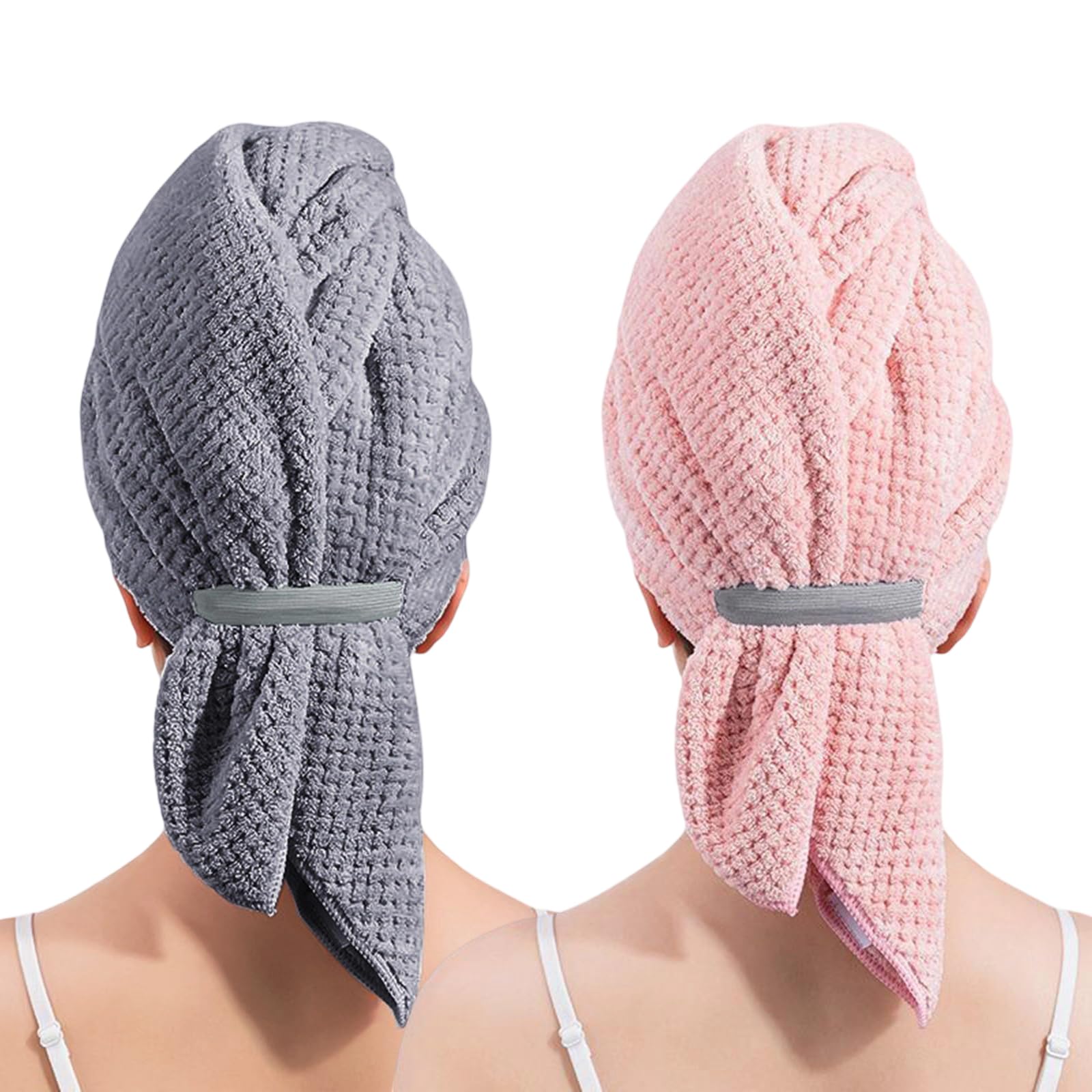 Montesy Pineapples Grids Dry Hair Towel Super Absorbent Quick Drying Corals Velvets Bathing Towel Pineapples Grids Washcloth Bat