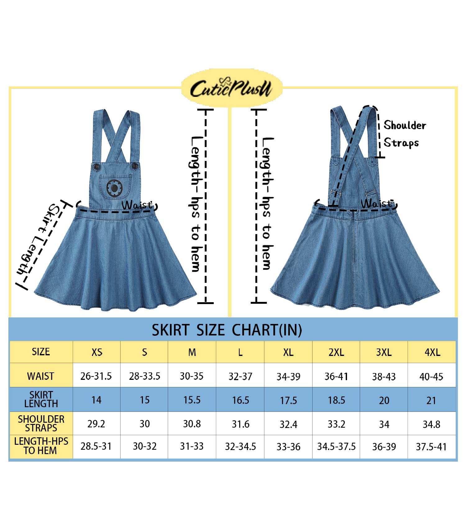 CutiePlusU Costume de barboteuse pour adulte avec entrejambe boutonnée - Salopette en jean méprisable