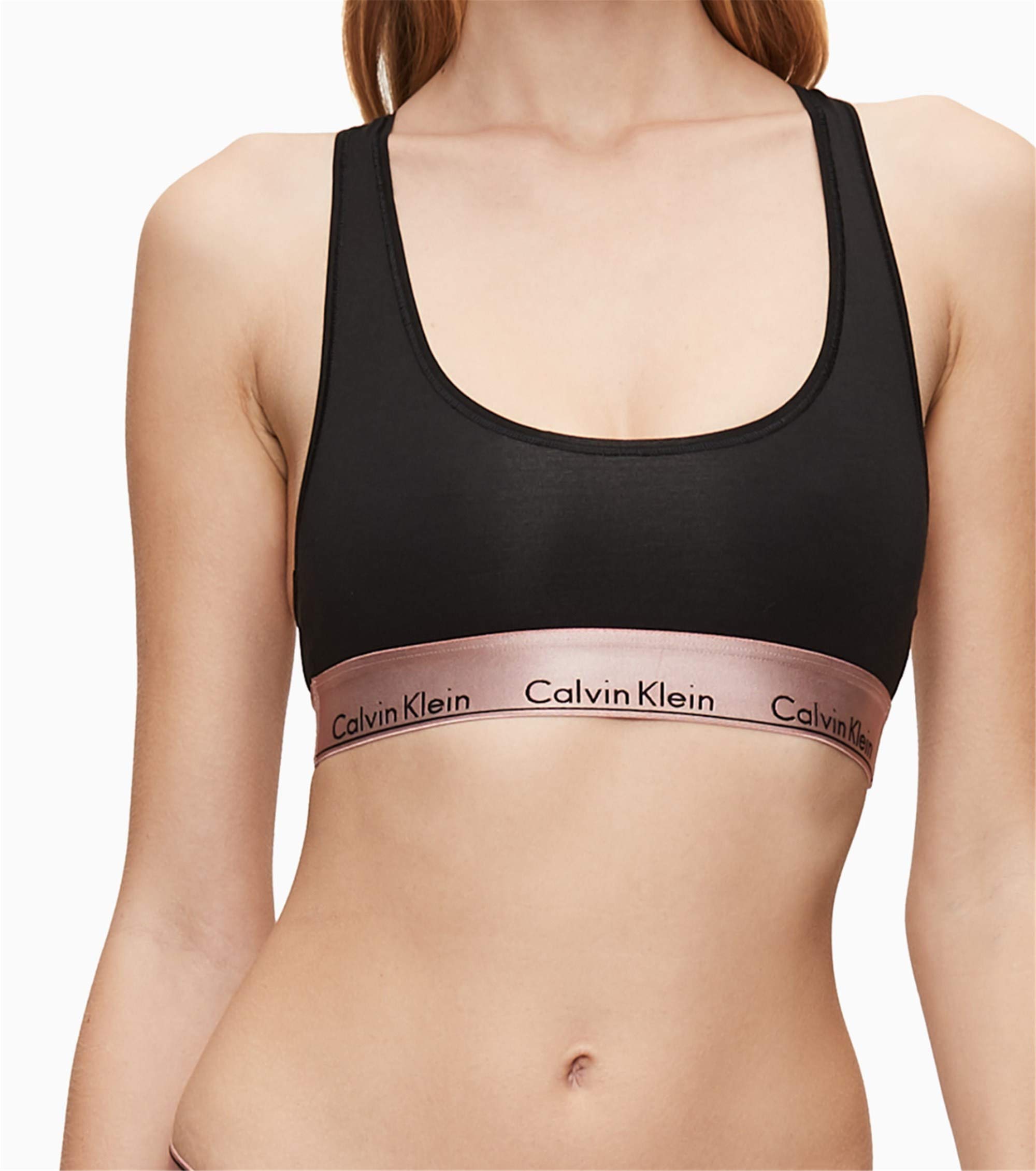 Calvin Klein Unlined Bralette Parte de Arriba de Bikini para Mujer