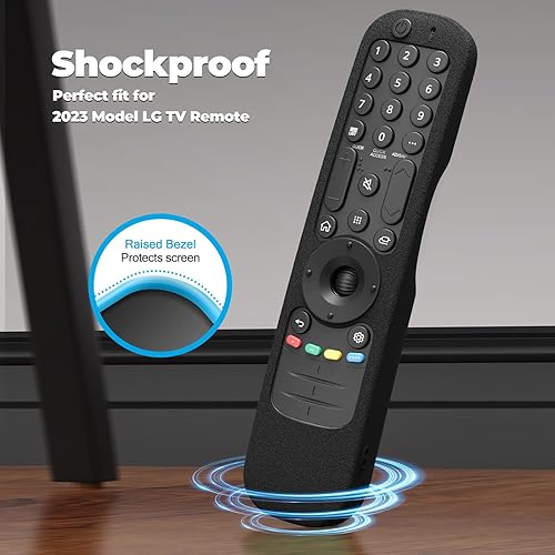 Miniatura 3 de Funda protectora de silicona para LG Smart TV Magic Remotes, para LG AN-MR21GA AN-MR21GC MR22GA MR22GN MR23GA Magic Remotes 2021-2024, funda