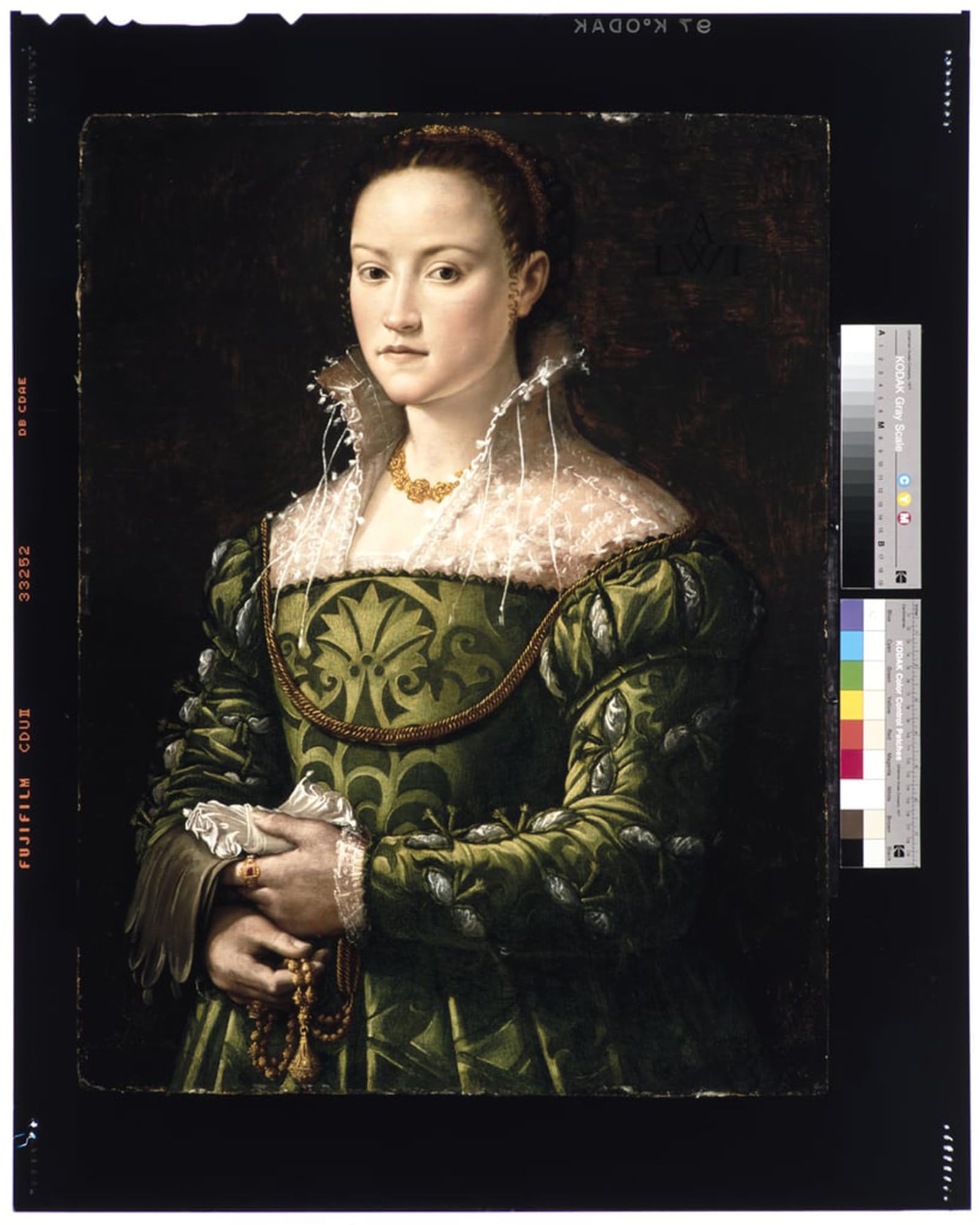 Retrato de una dama de Alessandro Allori lienzo impreso 60x90cm 5