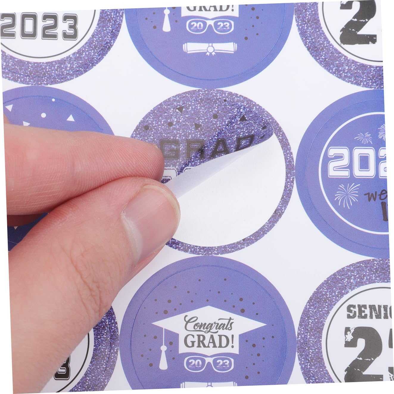 NUOBESTY 100pezzi Adesivi Graduazione Decorativi Per Scuola Etichette Adesive Per Festeggiamenti e Scrapbooking e Materiale Resistente e Facile Da Applicare