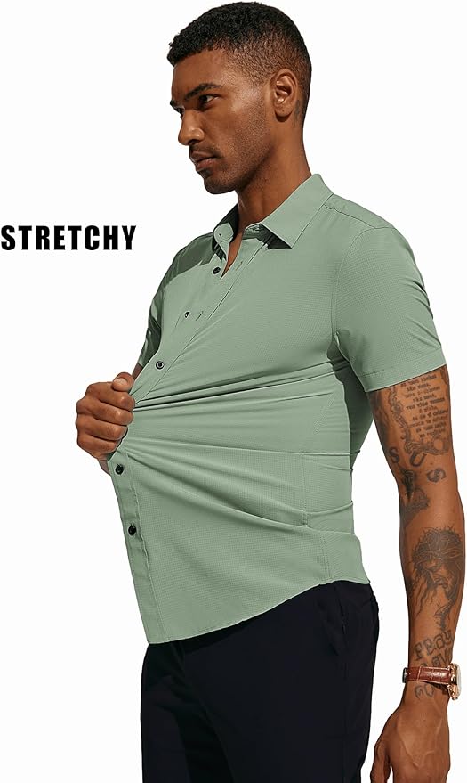 Short Sleeve Shirts with Stretch (6 colors)