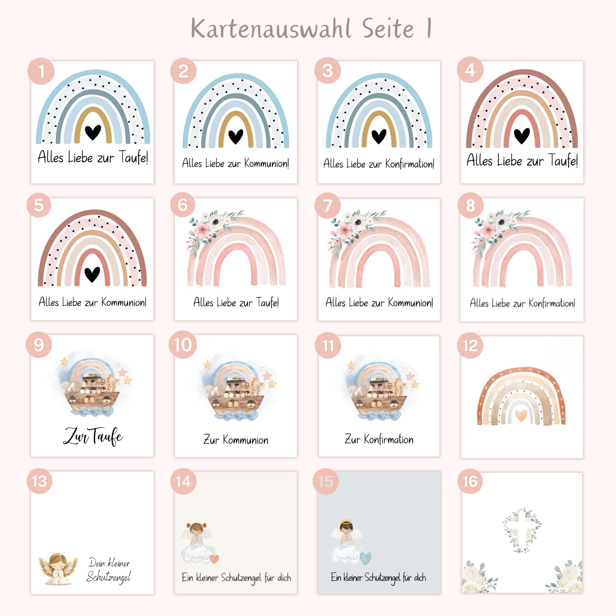 Generisch Personalisierte Kette zur Kommunion Schutzengel Taufkette Taufschmuck Mädchen