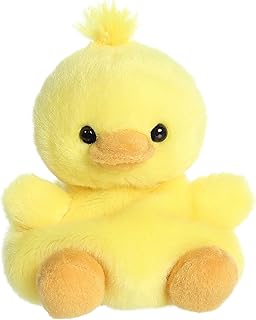 Aurora® Adorable Palm Pals™ Darling Duck Stuffed Animal - Fun Collectible Plush for Kids and Adult Collectors - Perfect for Decorating Rooms and Birthday Gifts - Yellow 5 Inches