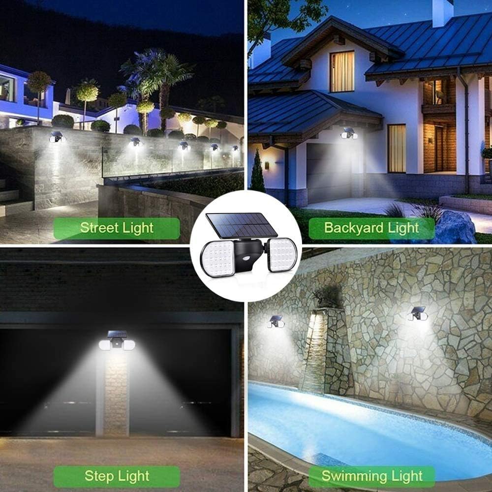 Greatest Product YoungPower Motion Sensor Lights Outdoor, 56 LED Solar Lights Outdoor with Motion Sensor Wall Light Solar Powered Security Light Spotlight Waterproof 360-Degree for Wall Patio Porch Gutter, 4 Pack