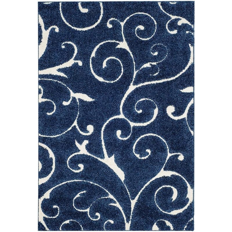 Image of Handmade Shaggy Pure Microfiber Smooth & Anti-Skid Carpets for Bedroom & Living Room, 2 inch Thicknesss Size- 5X8 Feet