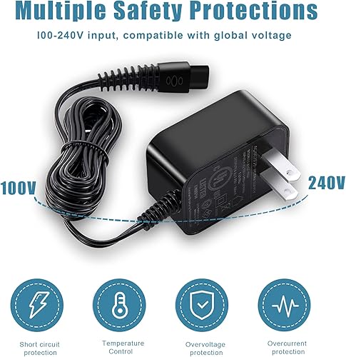 Miniatura 4 de Cargador de repuesto compatible con Bissell 2390A Cargador Aspiradora 2390 2390A 2390A 23903 2284 2284W Aspiradora de mano inalámbrica 1614206