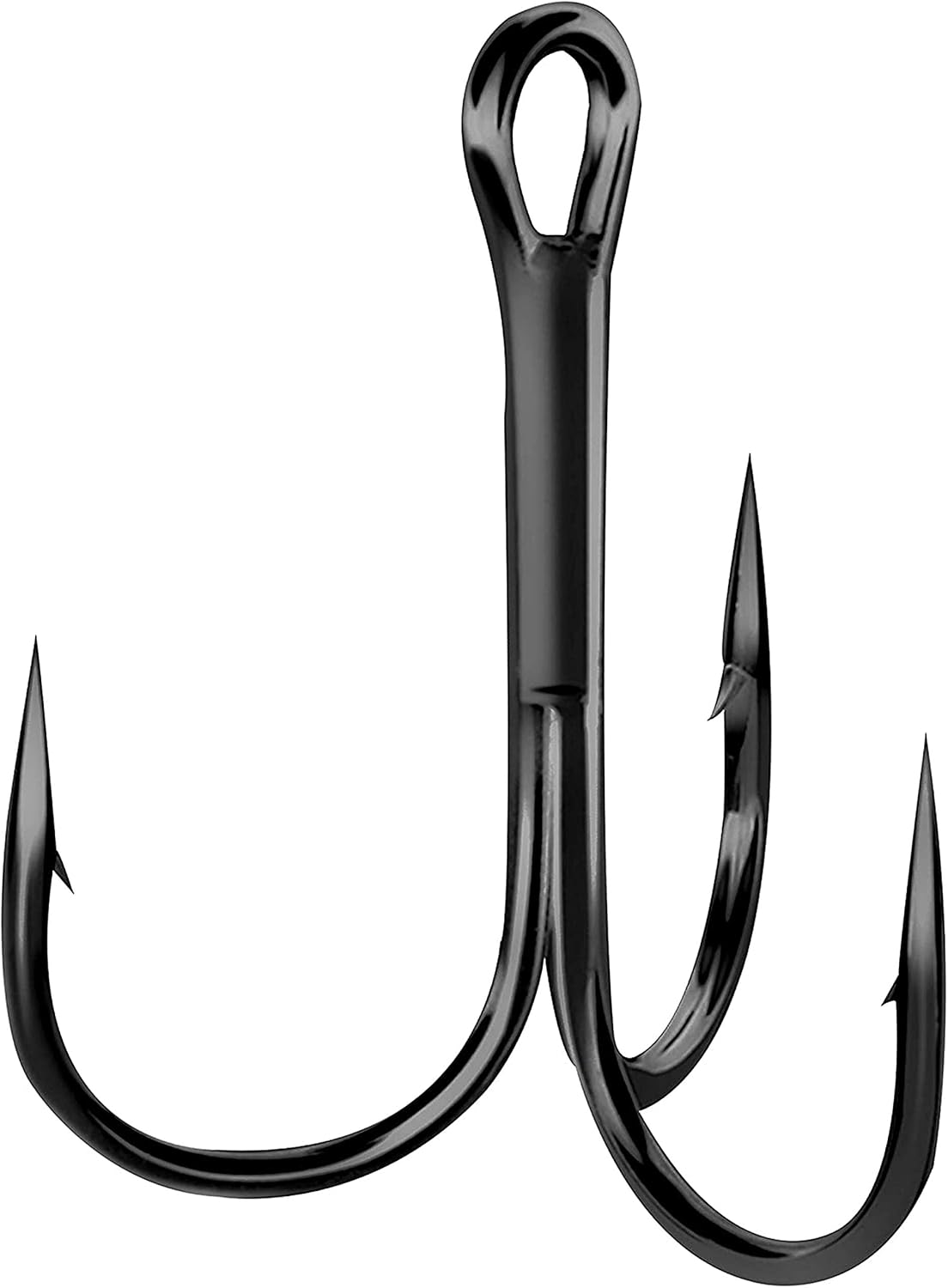 Classic Treble Hooks, 100Pcs Strong Sharp Round Bend Fishing Hooks High