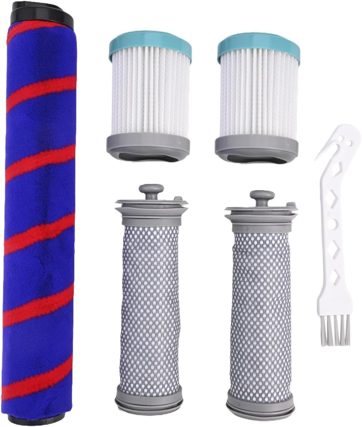 Roller Brush and Pre & Post Motor Filter Kit A10 A11 Hero Master PURE S11 Tango Cordless Vacuum Cleaner Replacement Parts 6-P
