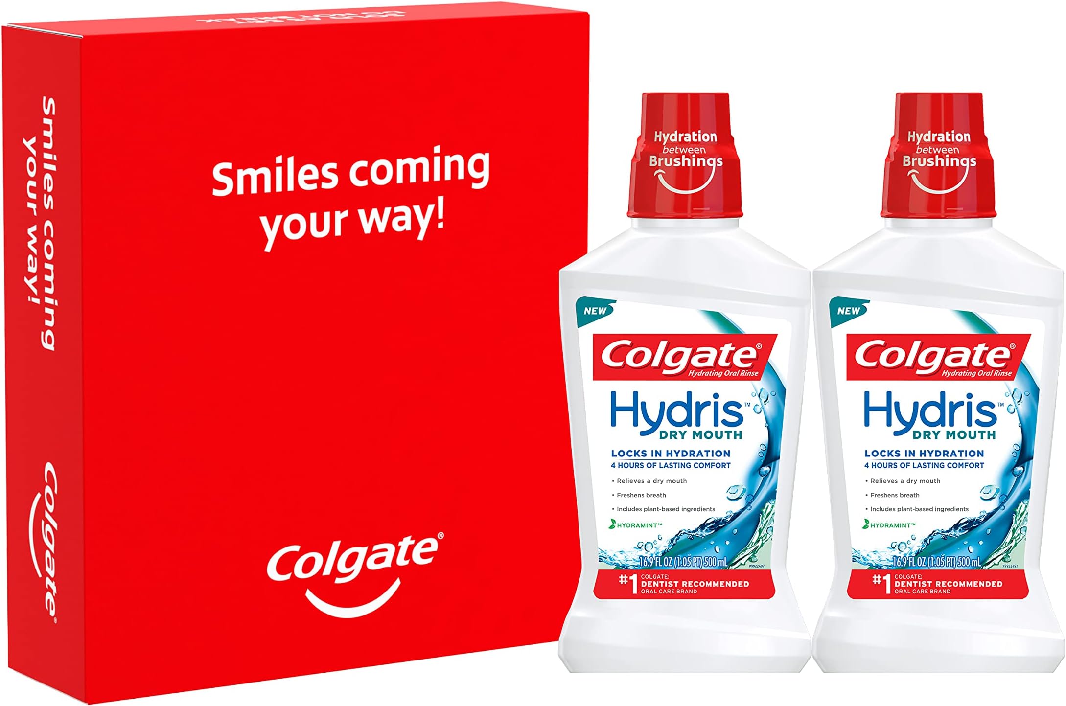 Colgate Hydris Dry Mouth Mouthwash, 16.9 Ounce, 2 Pack