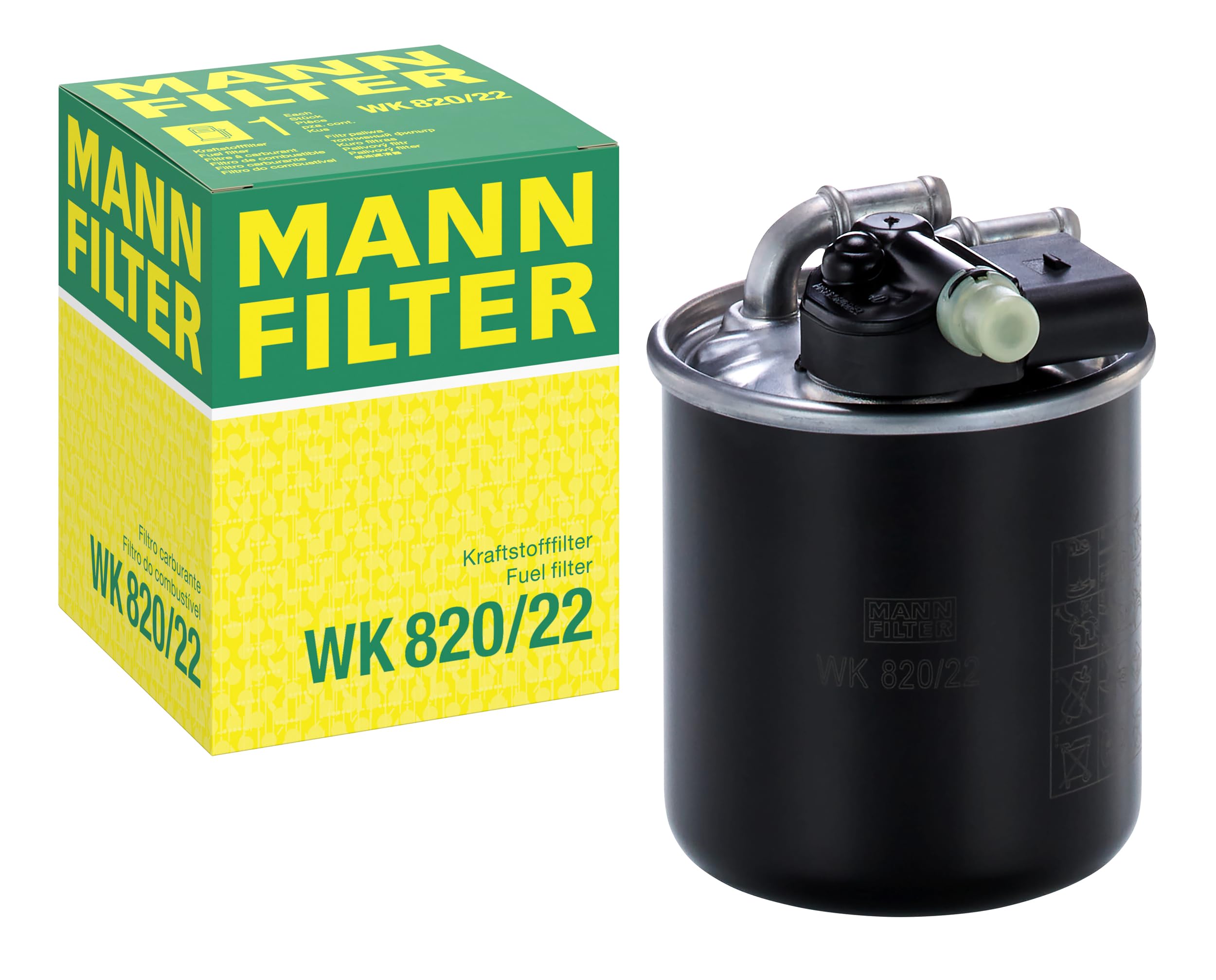 MANN-FILTER WK 820/22 Filtr paliwa - do Samochody osobowe + dostawcze