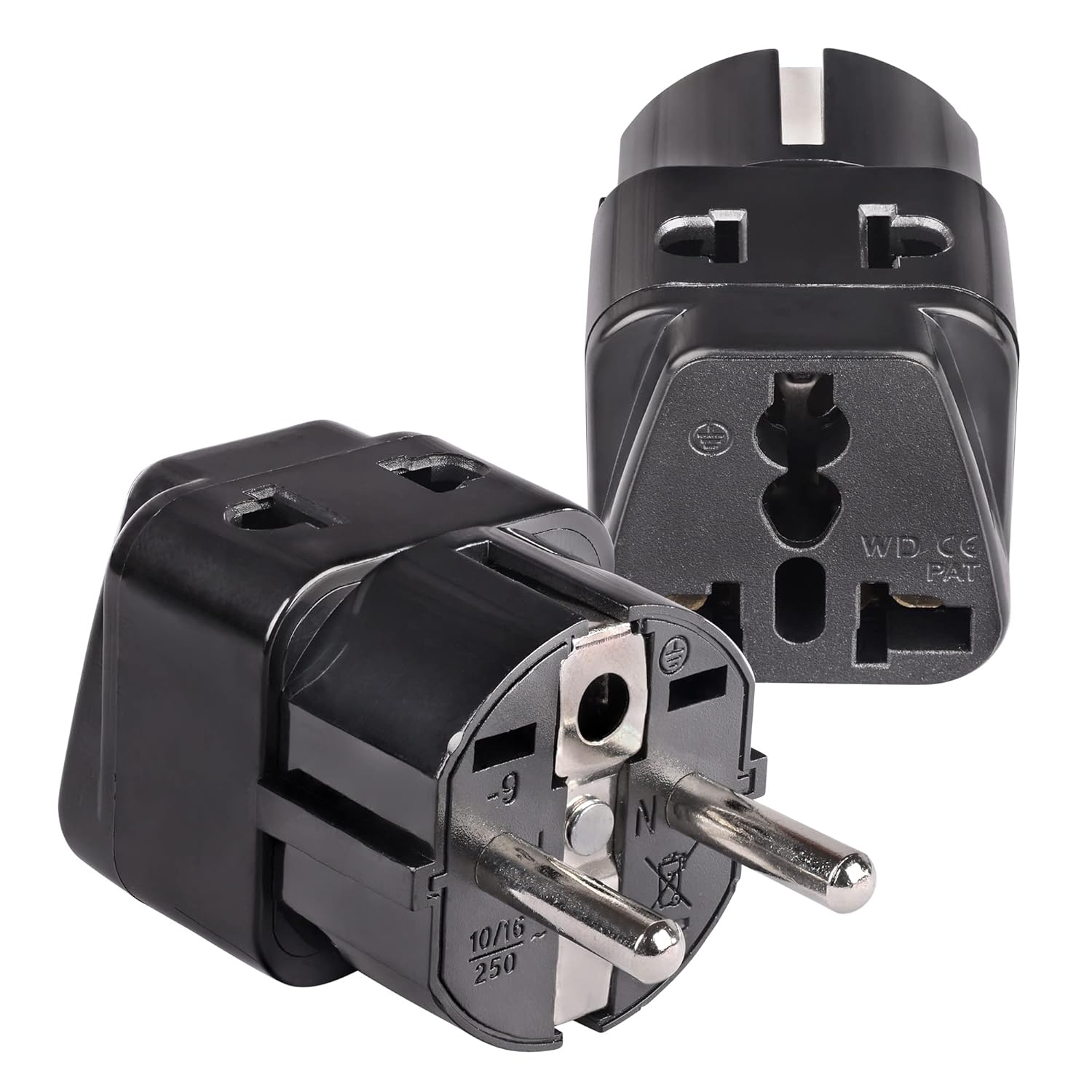 OREI India to Europe (Schuko) Plug Type E/F Europe Plug Adapter 2