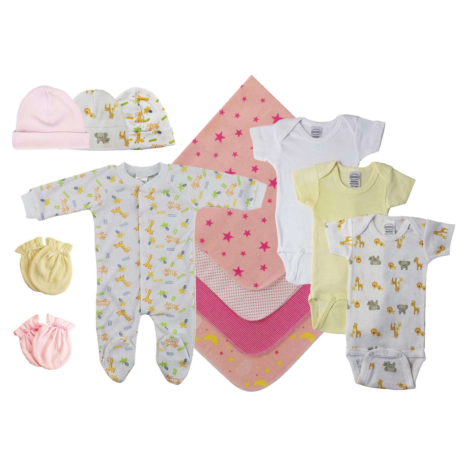 Bambini Baby Girls 13 Pc Layette Sets