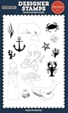 Echo Park Paper Seashore: Sea Creatures Stamp Set, Various
