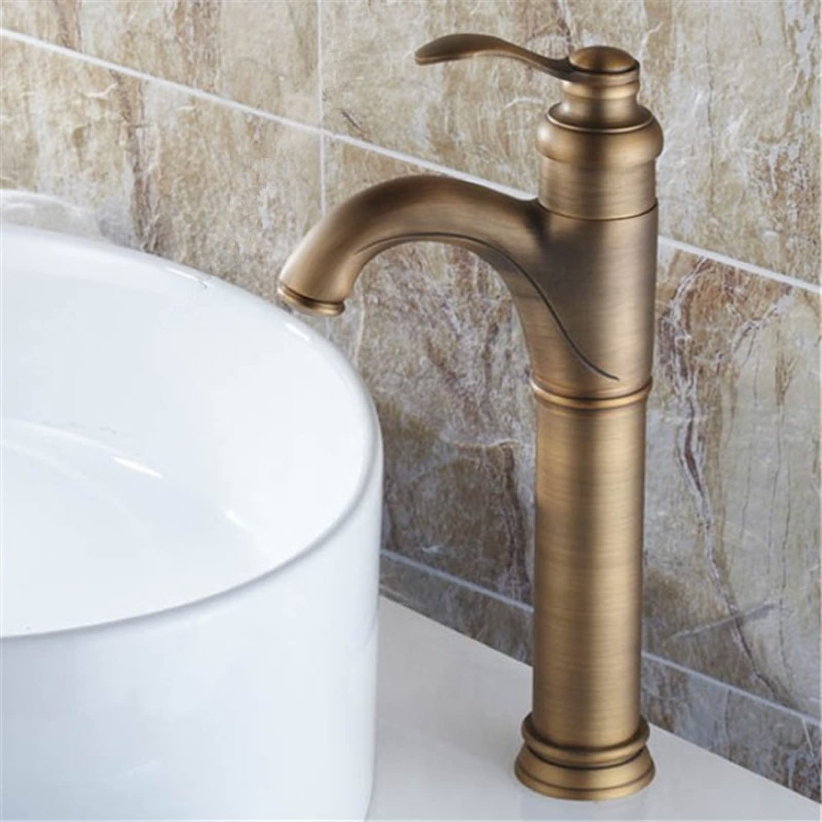 Fanjubei Imitating Ancient Styles Antique-Style Hot And Cold All-Copper Bathroom Faucet