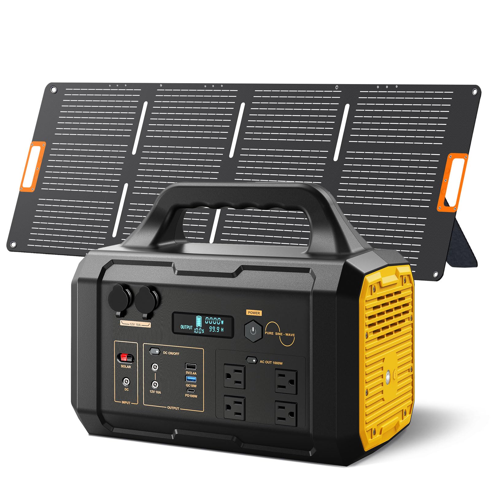 Amazon.com : Solar Generator 1000W Portable Power Station
