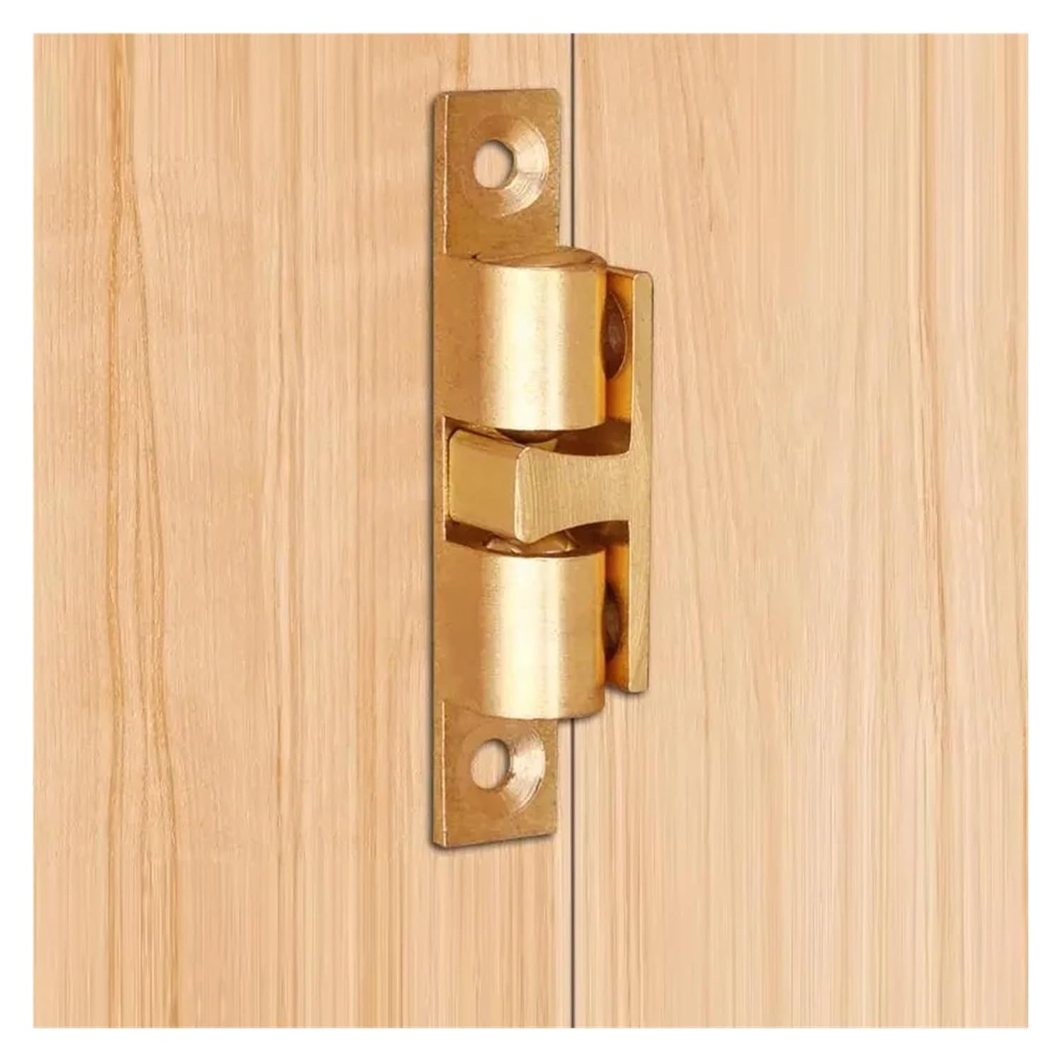 Cabinet Door Latch, Adjustable Spring, Ball Lock Furniture Door Closer(4pcs)