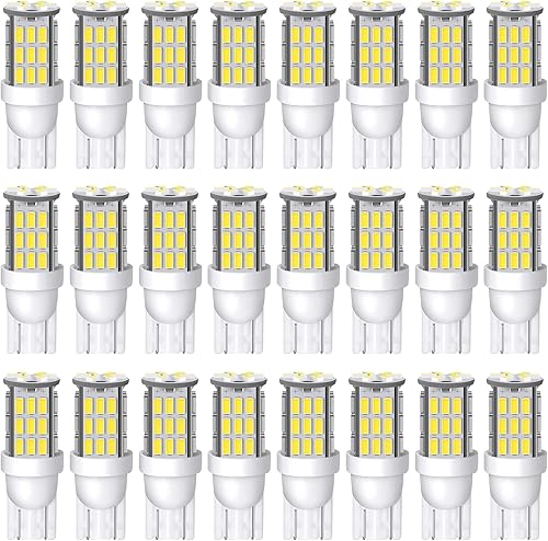 AOICANKI Bombillas LED T10 921 194 168, superbrillantes 3014 42-SMD LED de repuesto de 12 voltios para caravana, remolque, barco, maletero, domo,