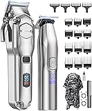 Amazon product image of Jack & Rose Clippers and Trimmers Set, Cordless Hair Clippers for Men, Barber Clippers Set