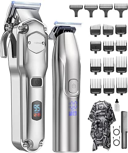 Jack & Rose Clippers and Trimmers Set, Cordless Hair Clippers