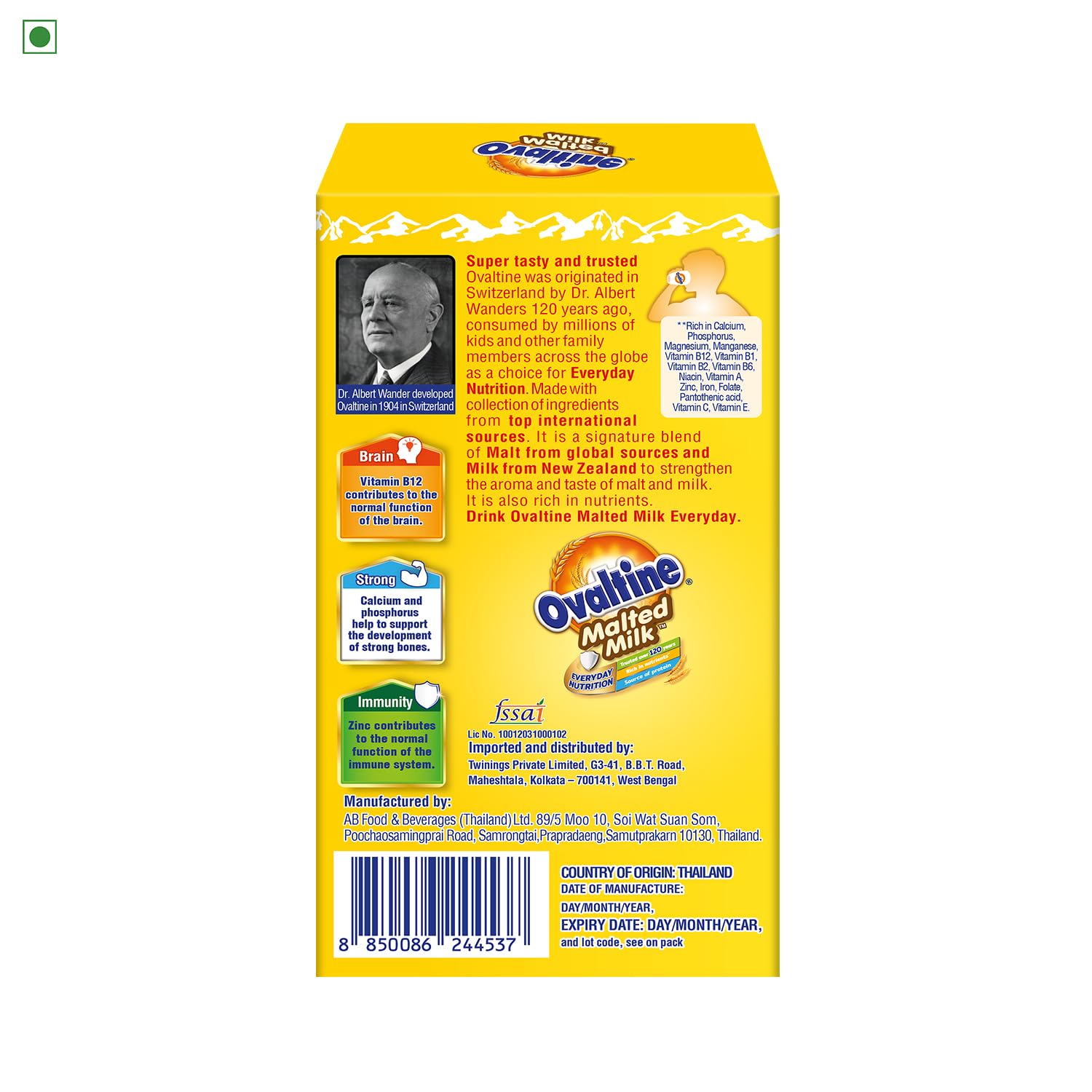 OVALTINE Malted Health Drink Milk Powder, Health Drink for Kids & Adults, Malt Based Nutrition Drink with Vitamins & Minerals, Easy Mix Milk Powder for Daily Energy & Wellness, 450g (Pack of 2) — Amazon image 2