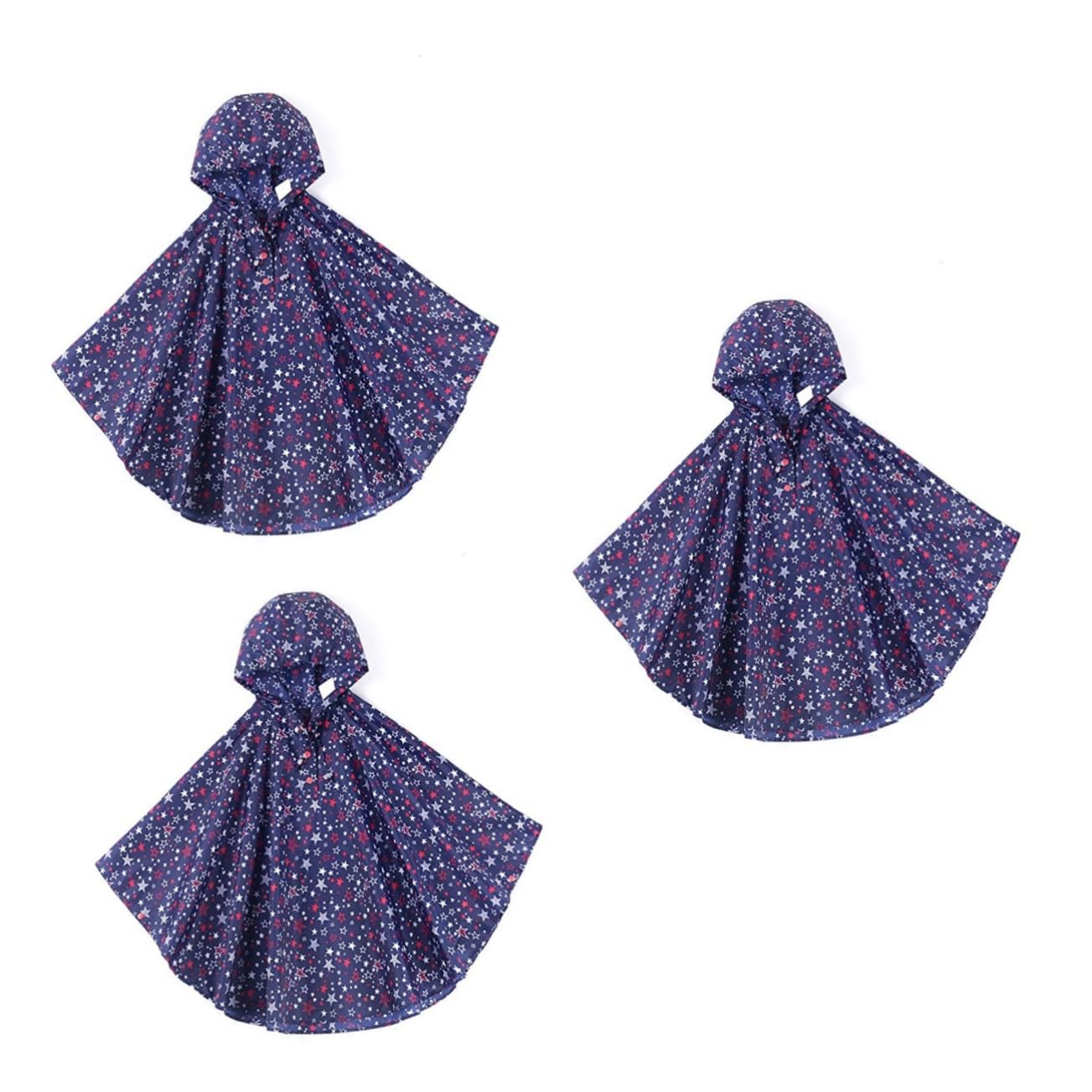 COLLBATH 3 Pz poncho antipioggia per bambini poncho impermeabile poncio impermeabili da pioggia per ragazze giacca antipioggia per ragazza impermeabili per bambini per