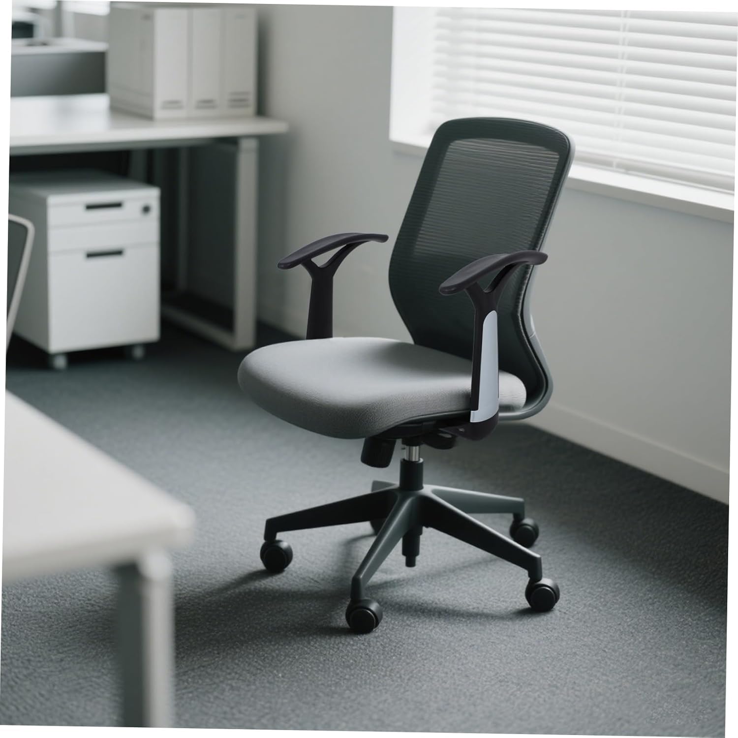 2pcs Ergonomic Armrests for Office Chairs Plastic Replacement Parts for Comfort Posture