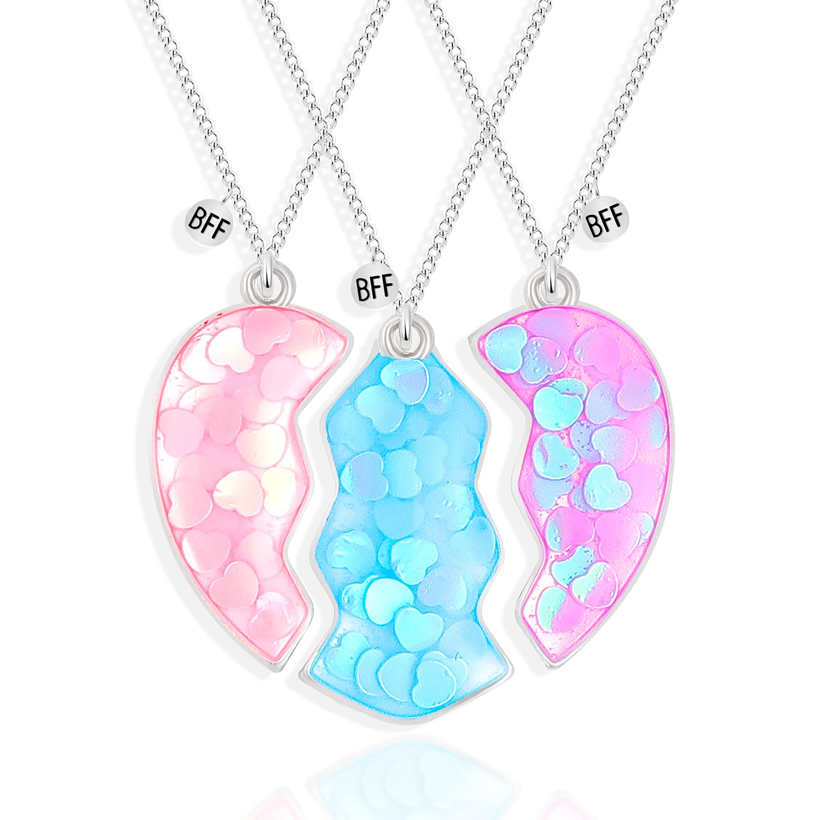 See full amazon price history chart for HUASAI 3Pcs Best Friends Necklace for Girls Bff Pendant Necklace for 3 Half Broken Heart Friendship Necklace Birthday Gift, other, other HUASAI 3Pcs Best Friends Necklace for Girls Bff Pendant Necklace for 3 Half Broken Heart Friendship Necklace Birthday Gift, other, other (B0BYN64JTT) Amazon Price History, Amazon Price Tracker