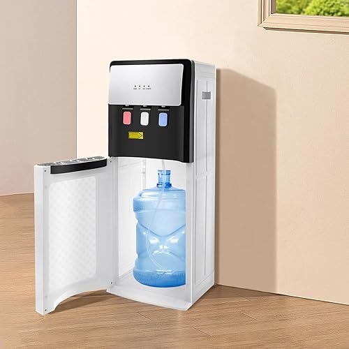 Miniatura 4 de Dispensador de enfriador de agua de carga inferior, dispensador de agua fría y caliente de 110 V, fuente práctica de beber independiente con 3