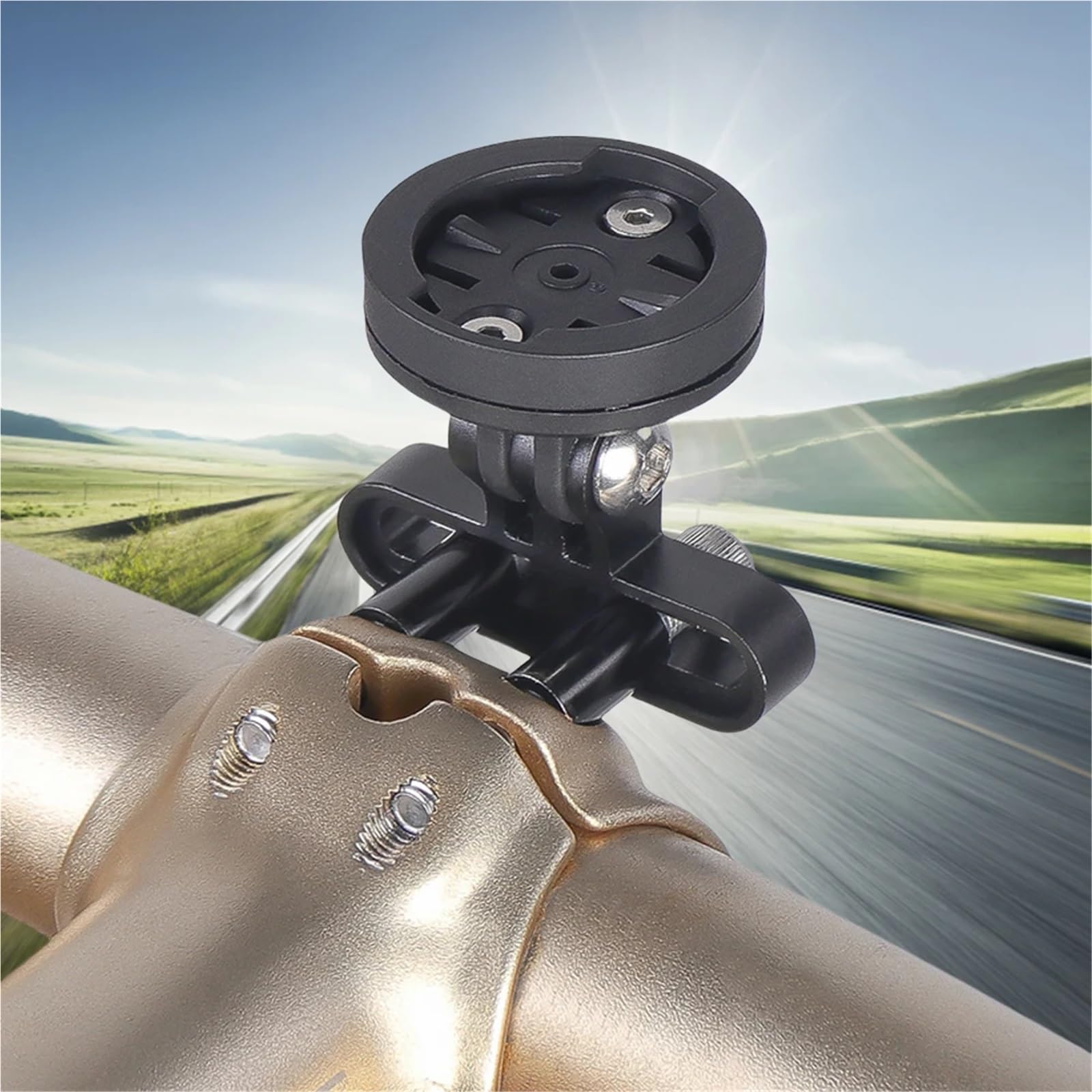 6pcs Bike Cronometro Mount Holder Leggero Manubrio Della Bicicletta Codice Rack Staffa In Lega di Alluminio per Sport All'aperto per Cronometro GPS Bici Da Strada
