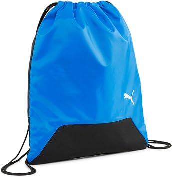 PUMA Unisex teamGOAL Gym Sack, Electric Blue Lemonade-Black SS24, One Size