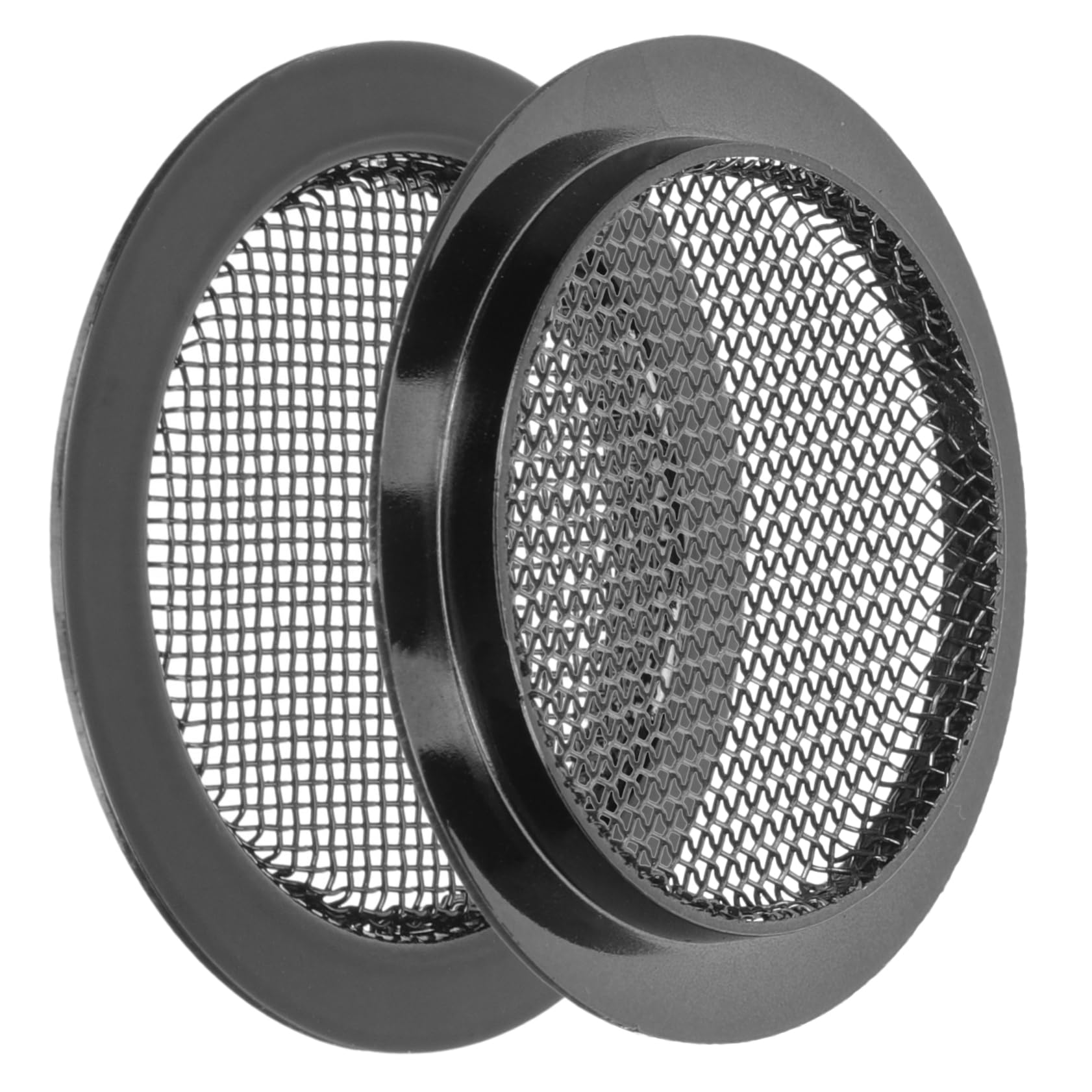 Garneck 2pcs Metal Guitar Soundhole Covers for Acoustic Guitar Accessory Grille Screen