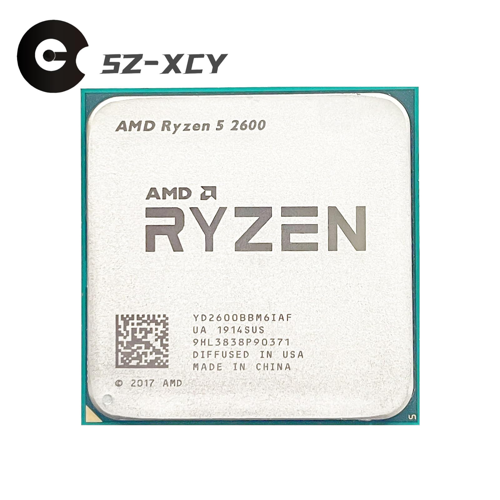 ZHANGLILI Potente potenza di calcolo Processore CPU Ryzen 5 2600 R5 2600 3,4 GHz, Sei core, Dodici Core, 65 W, YD2600BBM6IAF, Presa AM4 Processore per computer multithreading