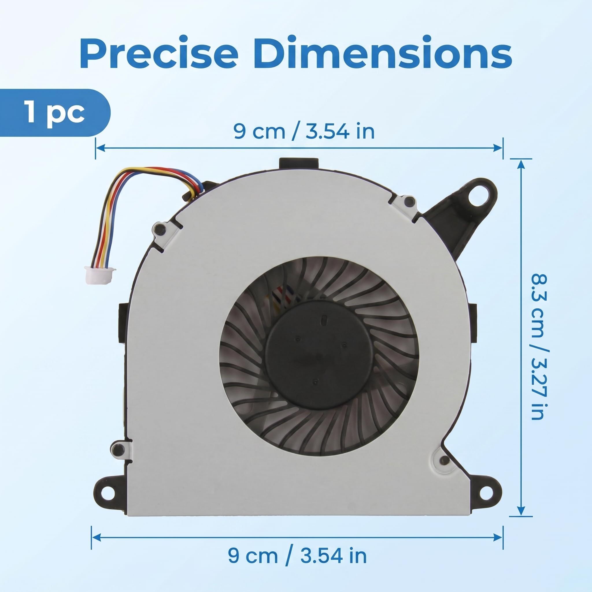 CPU Lüfter für NUC8i7BEH NUC8i5BEH NUC8i5BEK NUC8i3BEH, Ersatz CPU Lüfter Mini PC BSC0805HA-00 Kühllüfter CPU Cooling Fan Ersatzteil mit Aluminium ABS Gehäuse Kühlsystem Reparatur für Mini Computer