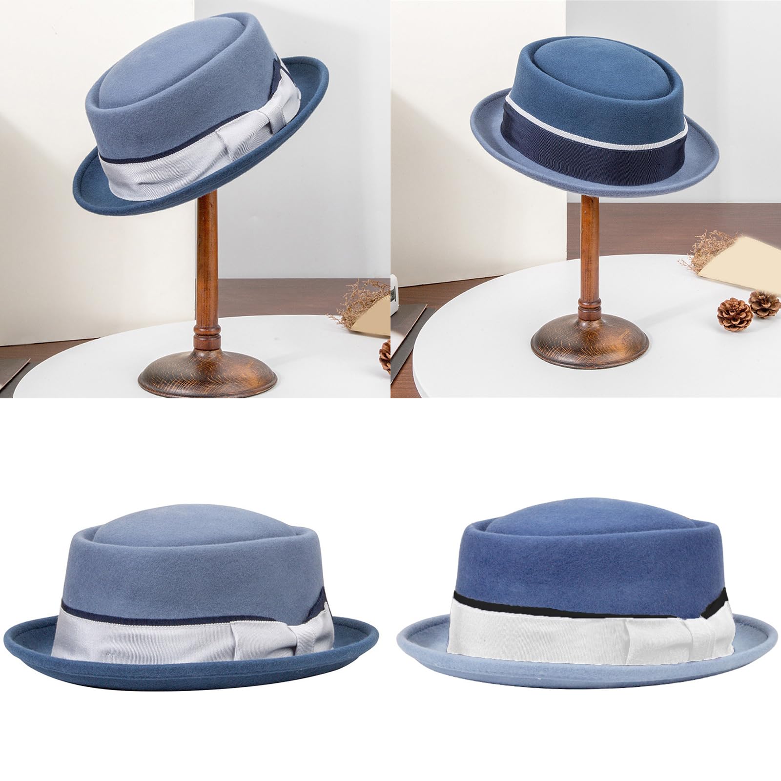 Klassisch eleganter Homburg Zylinder