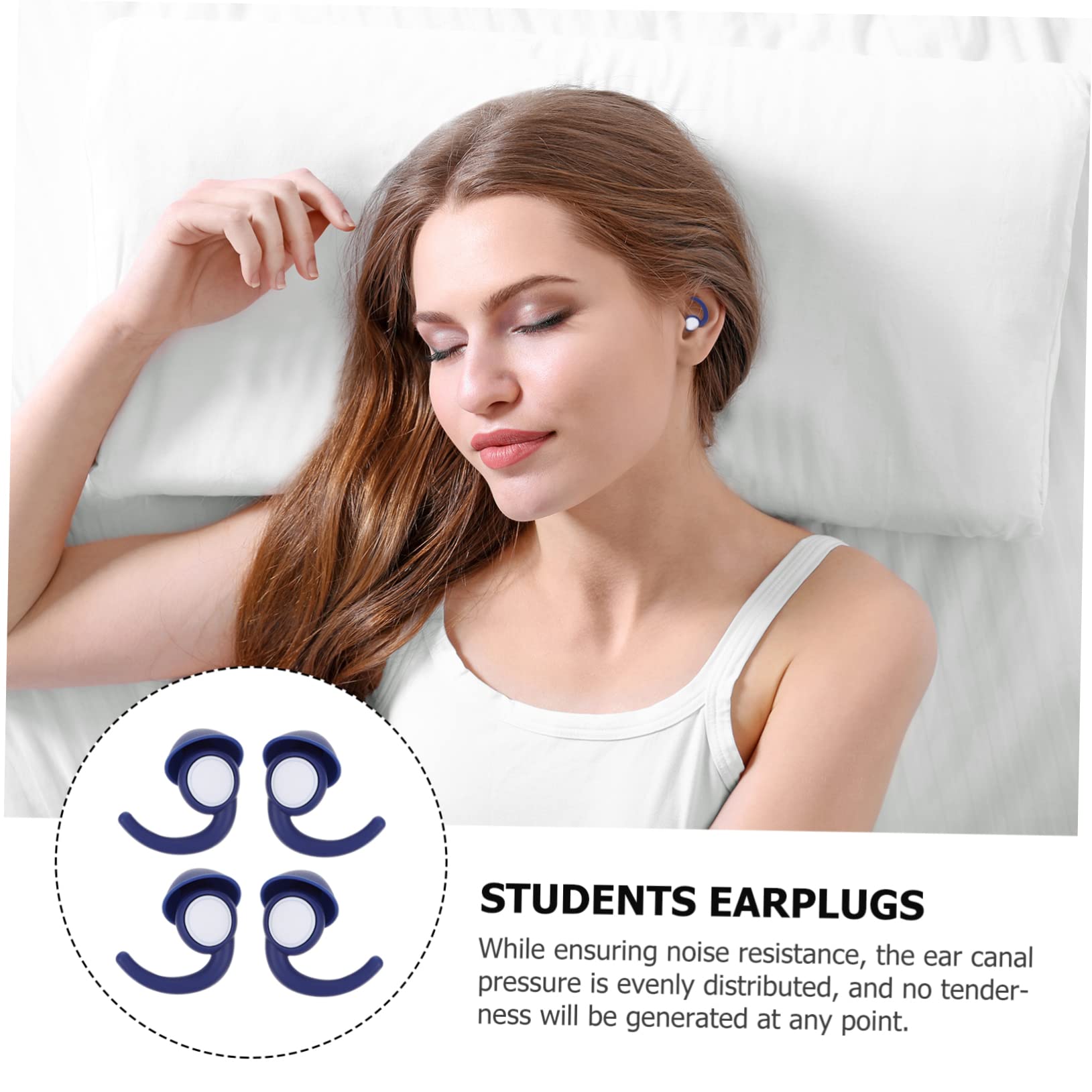 FRCOLOR 6 Pares 1 Juego De Para Los Para Dormir Para Los Antiruido Para Dormir Para Los Con Reducción De Sonido Para Los Para