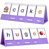 Aizweb Magic E Word Games,Phonics Games Flash Card for Preschool Kindergarten Classroom Must Haves,Spelling Reading Learning Games,Speech Therapy Montessori Educational Toy for Kid 3 4 5 Year Old