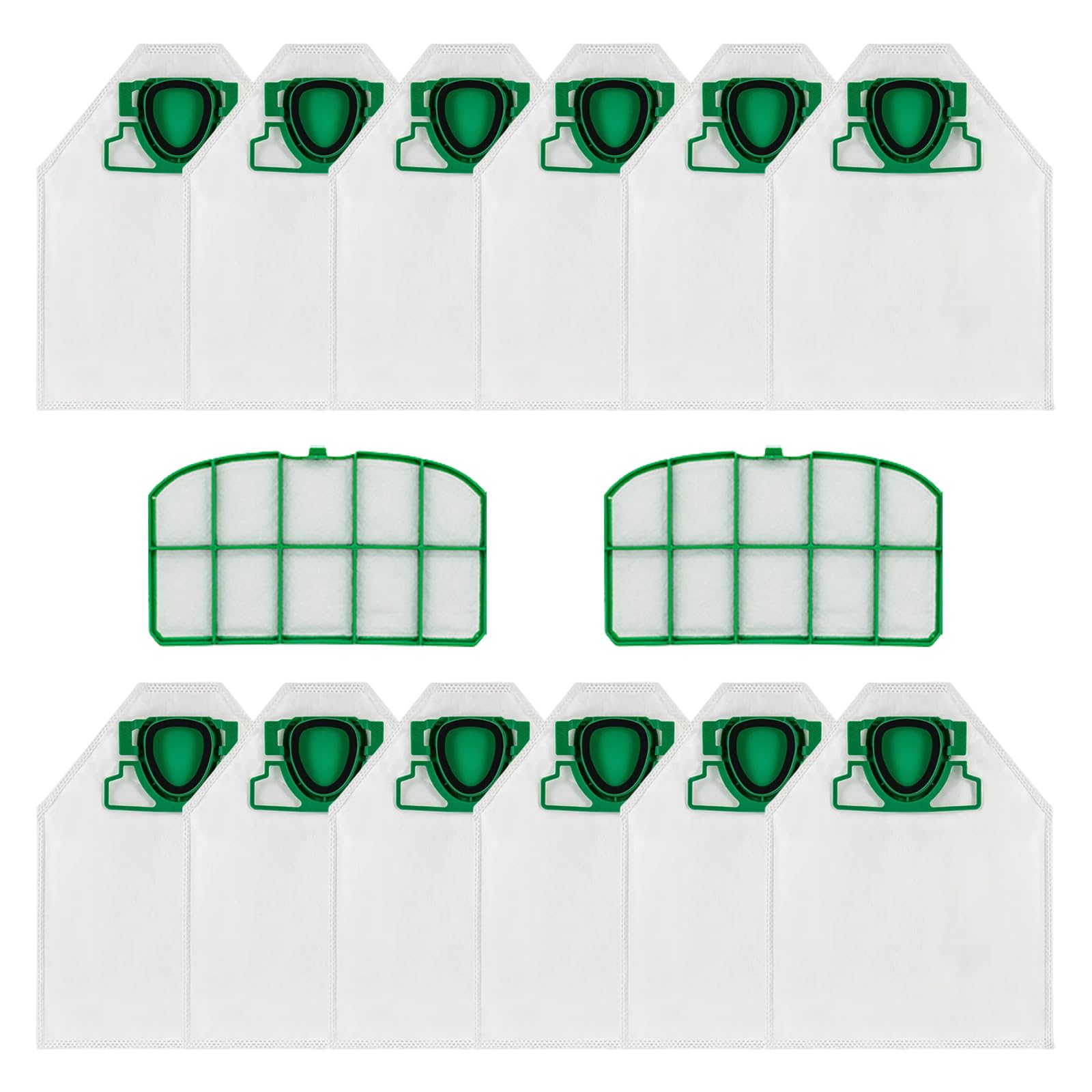 6 SACCHETTI + 6 DOVINA FP200 FILTRELLO PREMIUM ORIGINALE PER - 2
