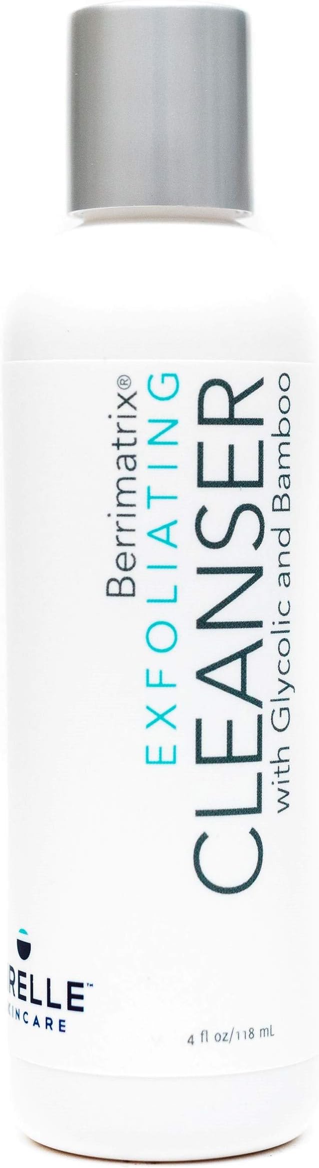 Airelle Exfoliating Facial Cleanser | Deep Cleaning Scrub | Bamboo Microbeads Exfoliate, Clean, Polish | Dermatologist Recommended | Glycolic Acid, Berrimatrix | Natural Ingredients | 4 Fl Oz