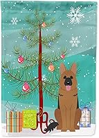 Vista 281 de Caroline's Treasures BB4243GF Bandera de jardín con texto en inglés «Merry Christmas» con texto en inglés «Merry Christmas», bandera decorativa