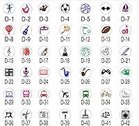 Vista 6 de Personalized Self Inking Loyalty Card Stamp, Custom Small Stamp, Small Stamp, Small Self Inking Stamps - Choose from 9 Stamp Device Color and 15 Ink